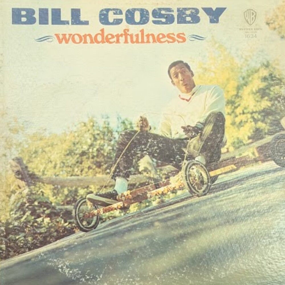 Share Bill Cosby Wonderfulness Warner Brothers Stand-up Comedy LP Vintage album